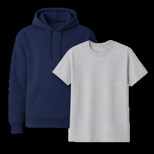 Gildan 2-dijelni paket: Heavy Blend Hoodie 18500 + Heavy Cotton T-shirt 5000